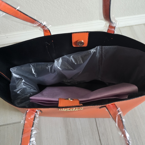 Kate Spade Orange Tote Bag - Picture 5 of 6